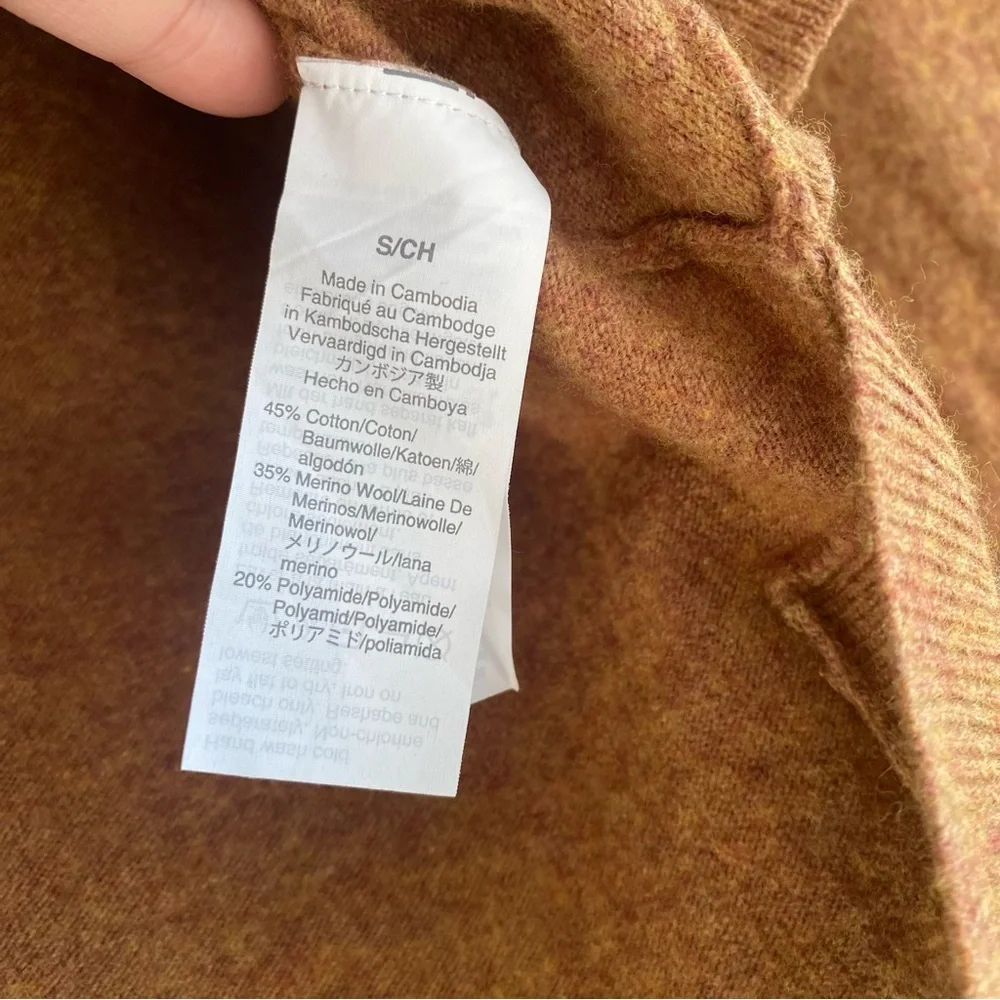 J. Crew Women's Brown Wool Blend Sweater Small